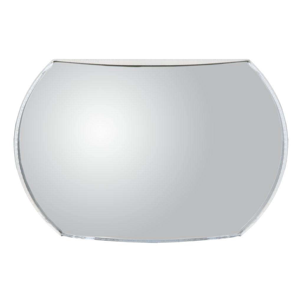 RETRAC  4 x 5-1/2 Rectangular Plastic Stick-On Convex Mirror