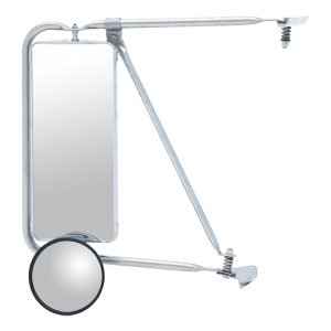 Image For Custom Light Duty West Coast Mirror Assembly Image For Custom Light Duty West Coast Mirror Assembly