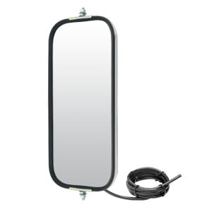 Image for 7" x 16" Stainless Rib-Back Heated West Coast Mirror Head