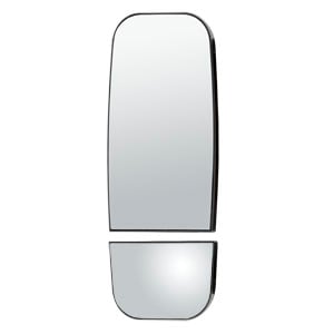Image for Dual-Vision Heated Aerodynamic Mirror Head Replacement Glass