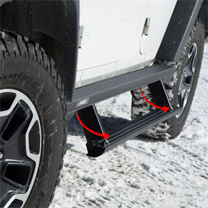 Image for ActionTrac 69.6" Powered Running Boards, Select Jeep Wrangler JK