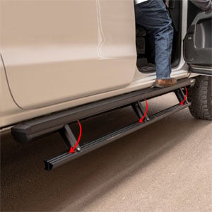 Image for ActionTrac 83.6" Powered Running Boards, Select Ford Ranger