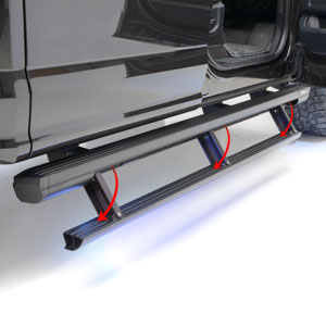 Image for ActionTrac 87.6" Powered Running Boards, Select Ram 1500 Crew Cab