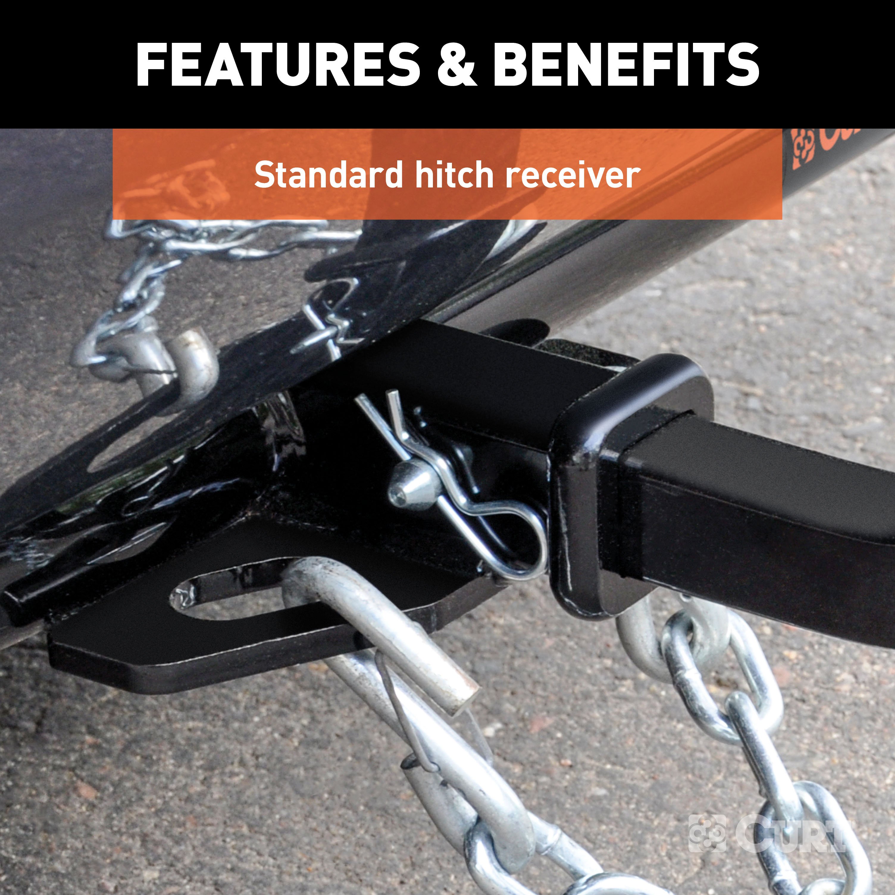 CURT Class 1 Trailer Hitch, 1-1/4" Receiver - CURT 11684 - Image 4
