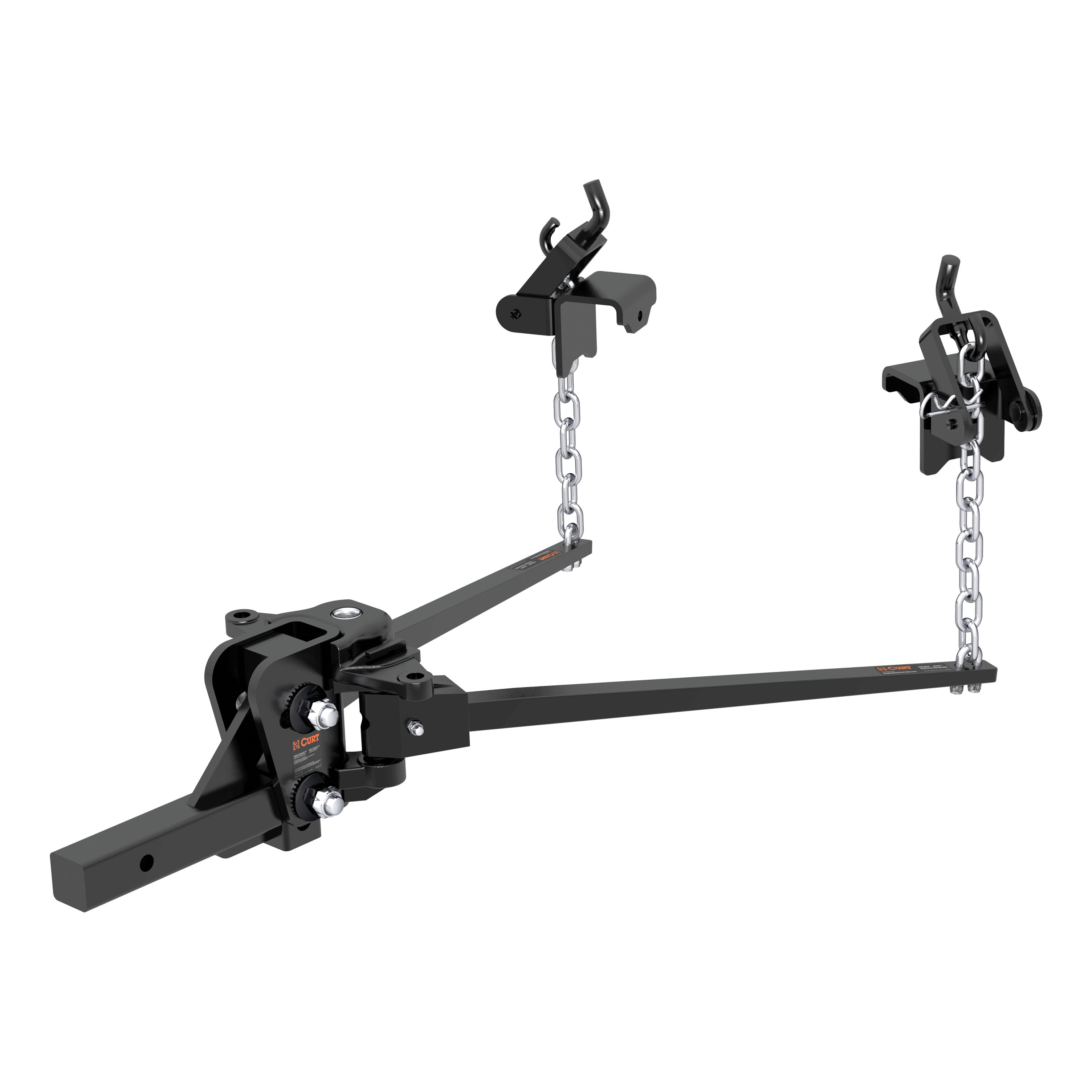 CURT Long Trunnion Bar Weight Distribution Hitch (5K - 6K lbs., 30-5/8" Bars) - CURT 17300 - Image 1