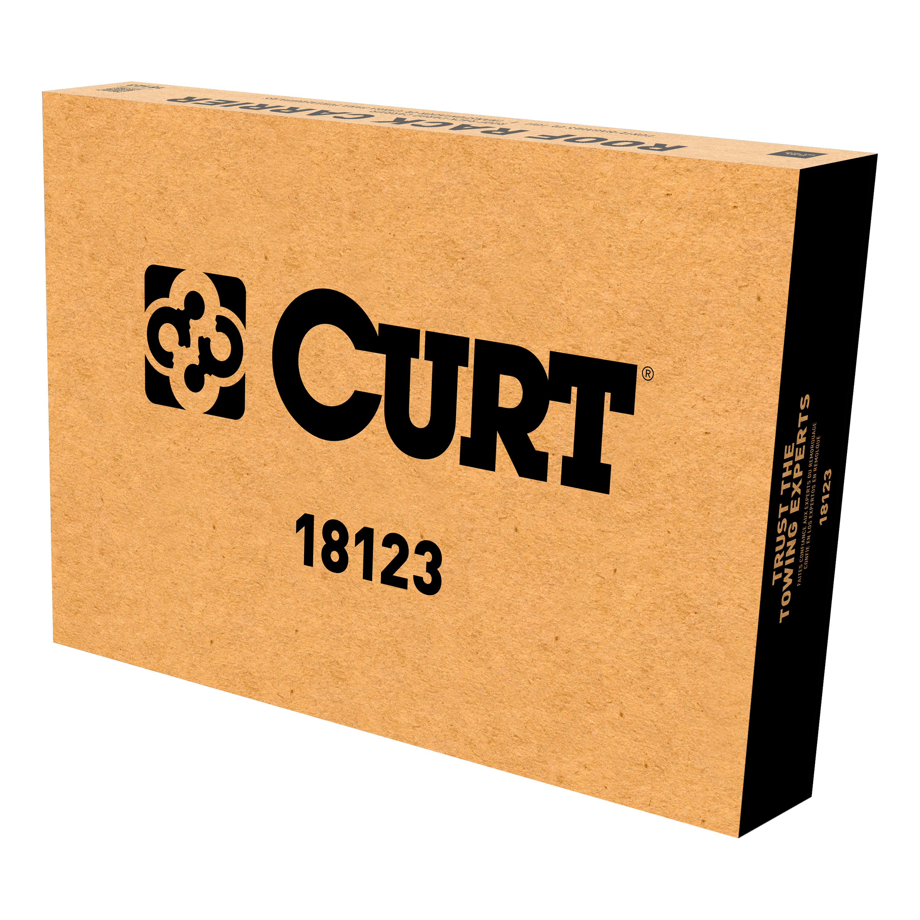CURT 44" x 35" Black Steel Roof Rack Cargo Carrier - CURT 18123 - Image 10