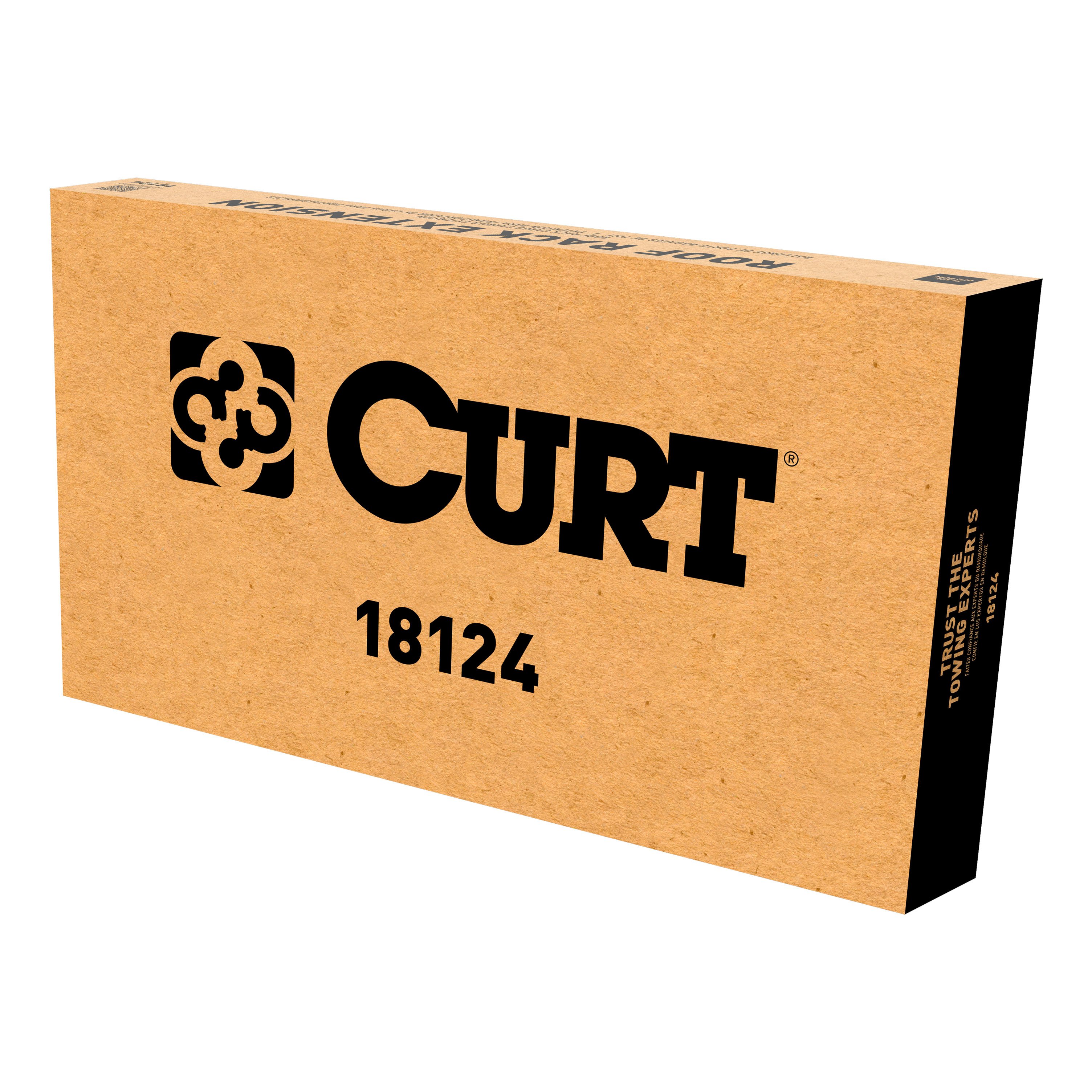 CURT 6 sq. ft. Black Steel Roof Rack Cargo Carrier Extension - CURT 18124 - Image 9