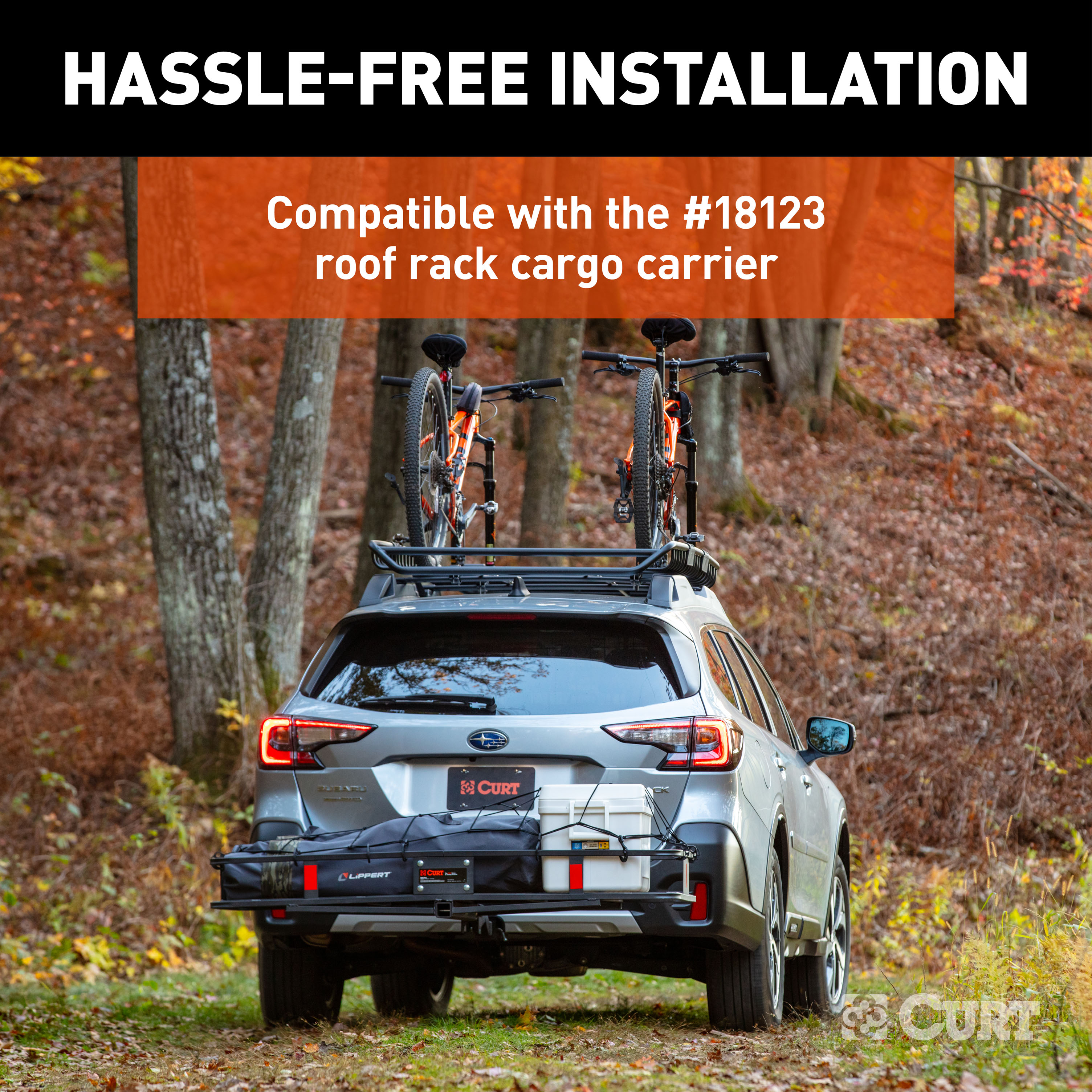 Quick-release Bike Mount Accessory for CURT 18123 Roof Rack - CURT 18125 - Image 4