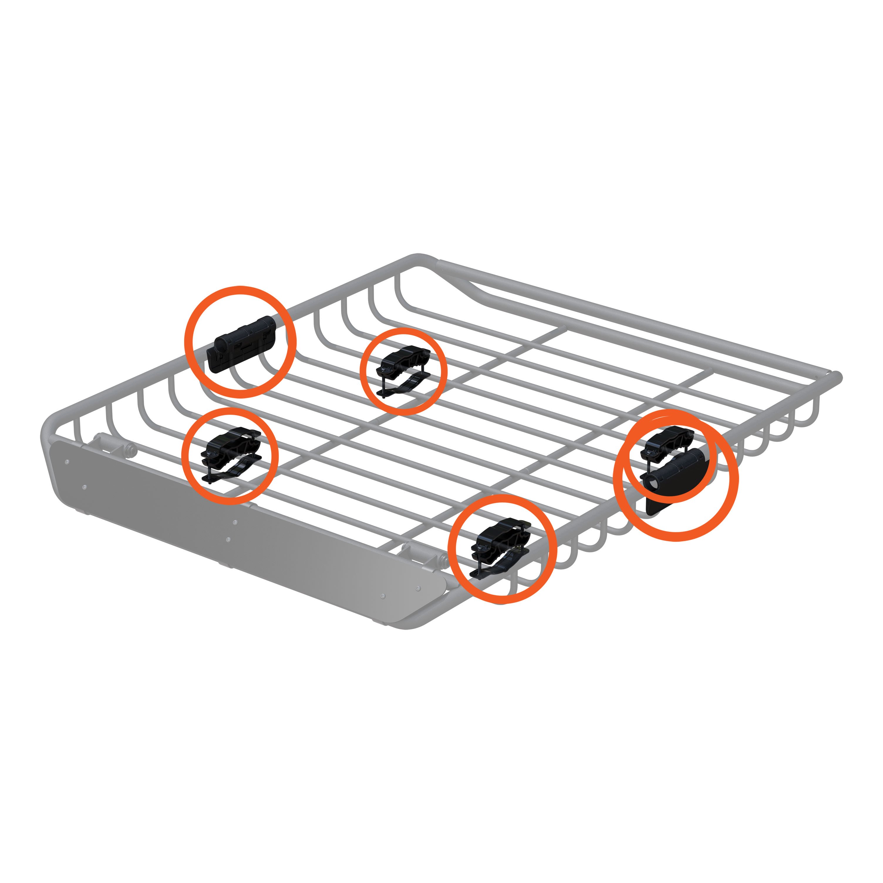 CURT Replacement Rooftop Tent Mounting Hardware - CURT 19303 - Image 2