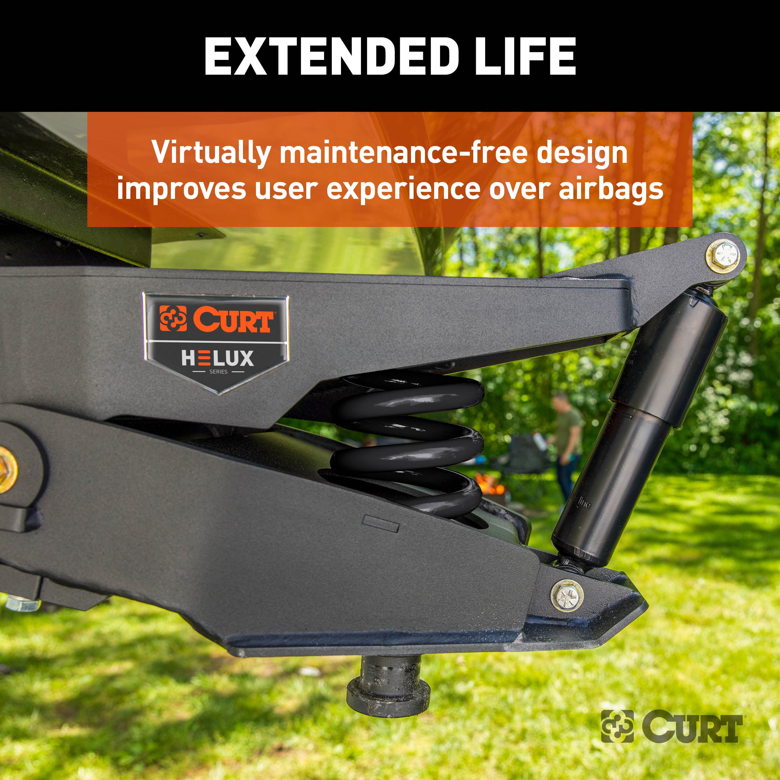CURT Helux Coil-Spring 5th Wheel Pin Box, 5,400 lbs. Pin Weight, 24,000 lbs. Capacity - CURT 2024044571 - Image 9