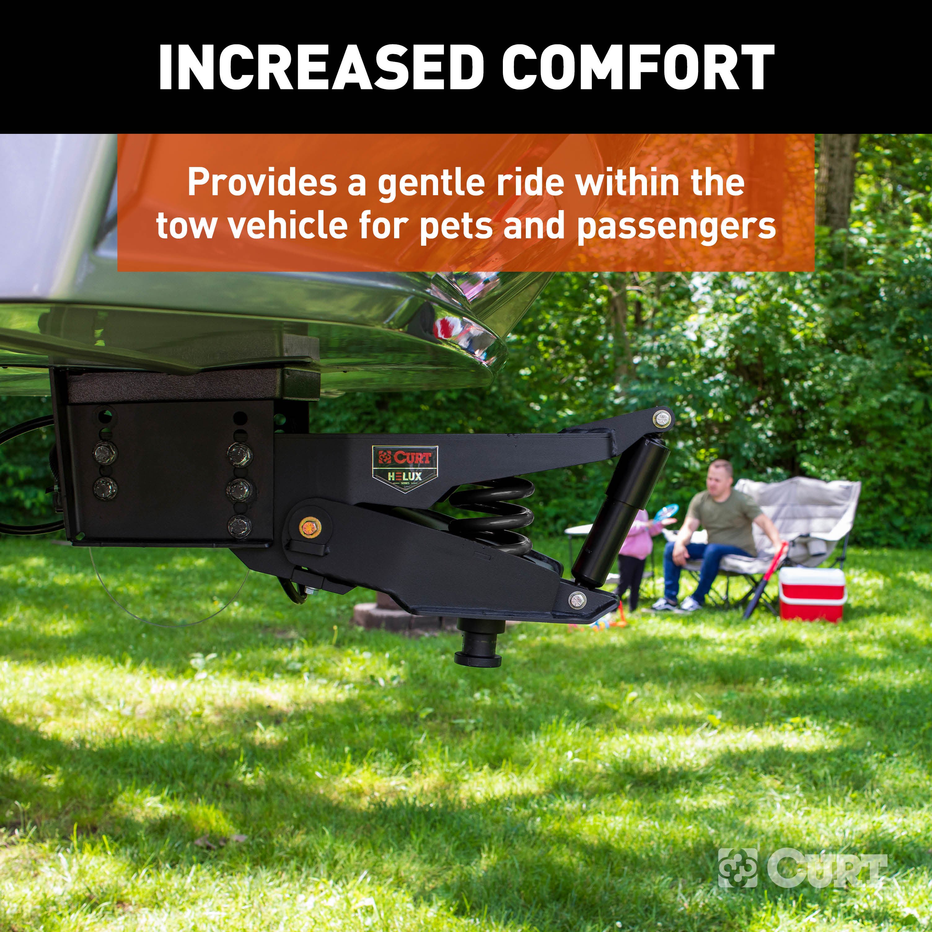 CURT Helux Coil-Spring 5th Wheel Pin Box, 6,000 lbs. Pin Weight, 24,000 lbs. Capacity - CURT 2024044572 - Image 4