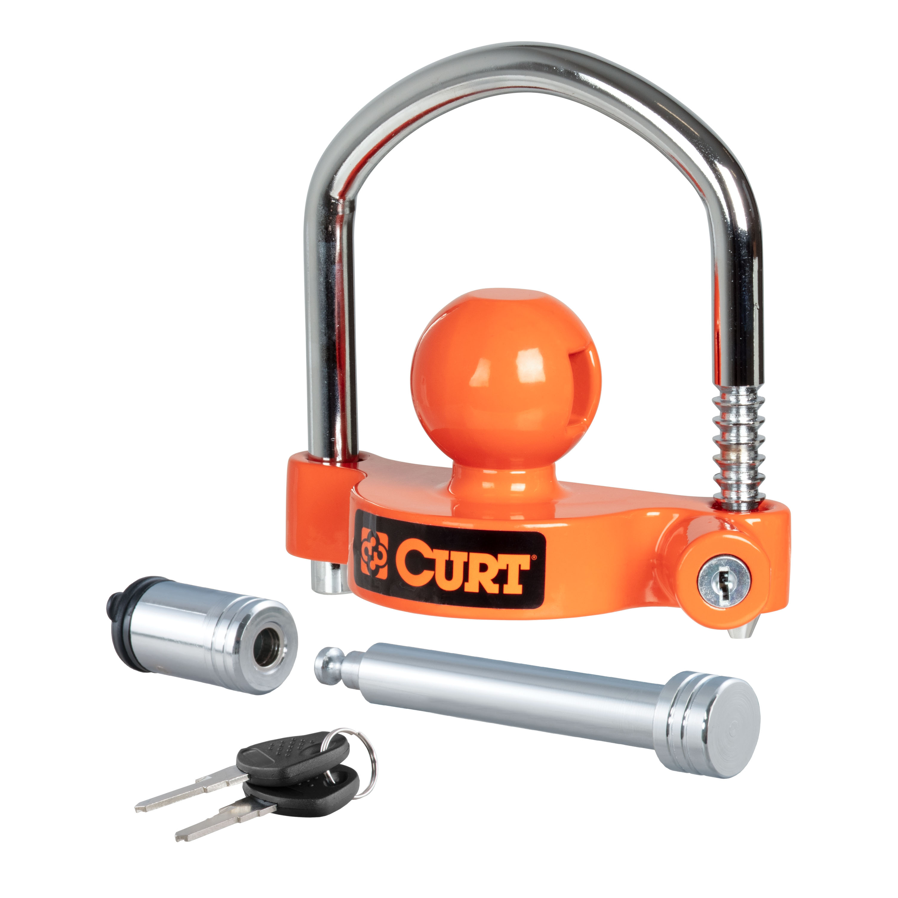 CURT Hitch & Coupler Lock Set, 2" or 2-1/2" Receivers, 1-7/8" to 2-5/16" Couplers - CURT 23092 - Image 1