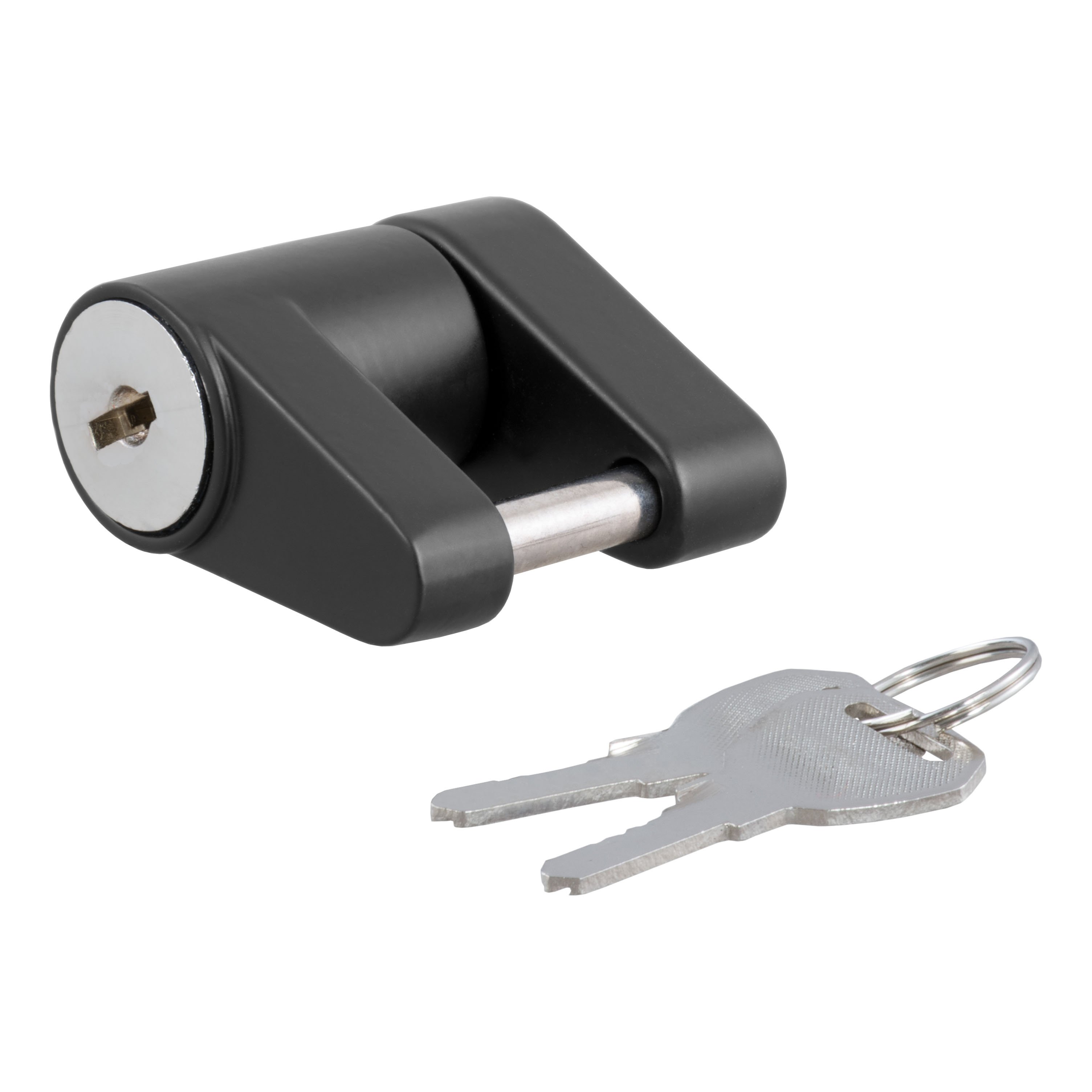 Verrou à coupleur (goupille de 1/4 po, verrou de 3/4 po, cadenas, noir)