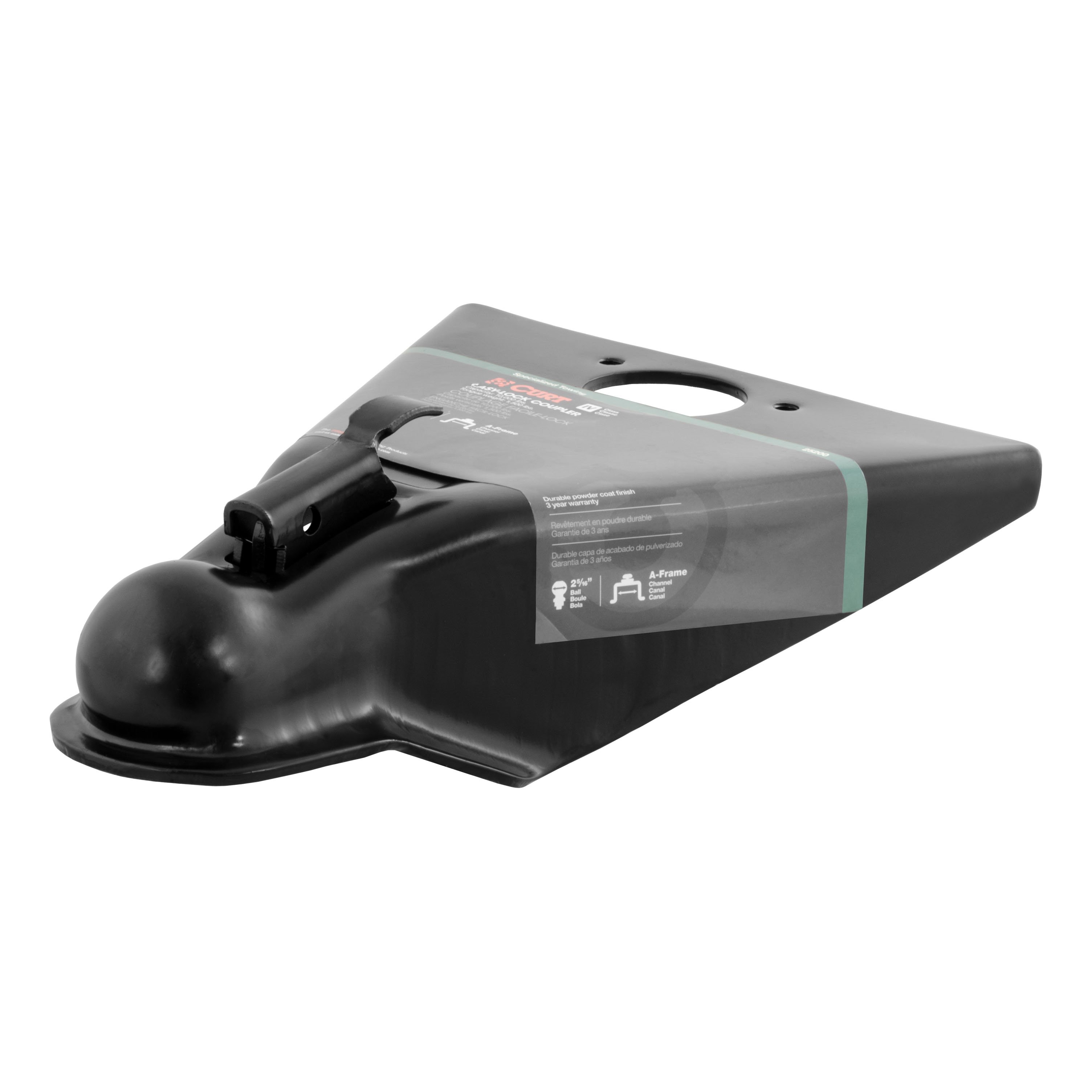 Coupleur aFrame 25/16 pouces avec EasyLock (10 000 livres, noir)