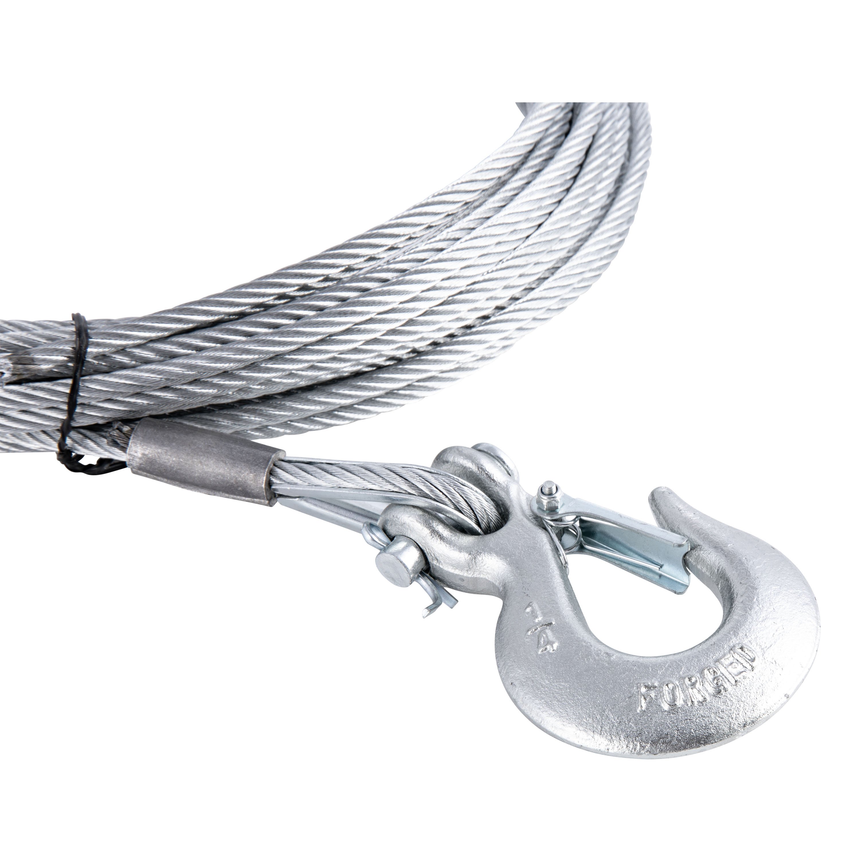 CURT 50' Winch Cable with Snap Hook (5,600 lbs.) - CURT 29461 - Image 2