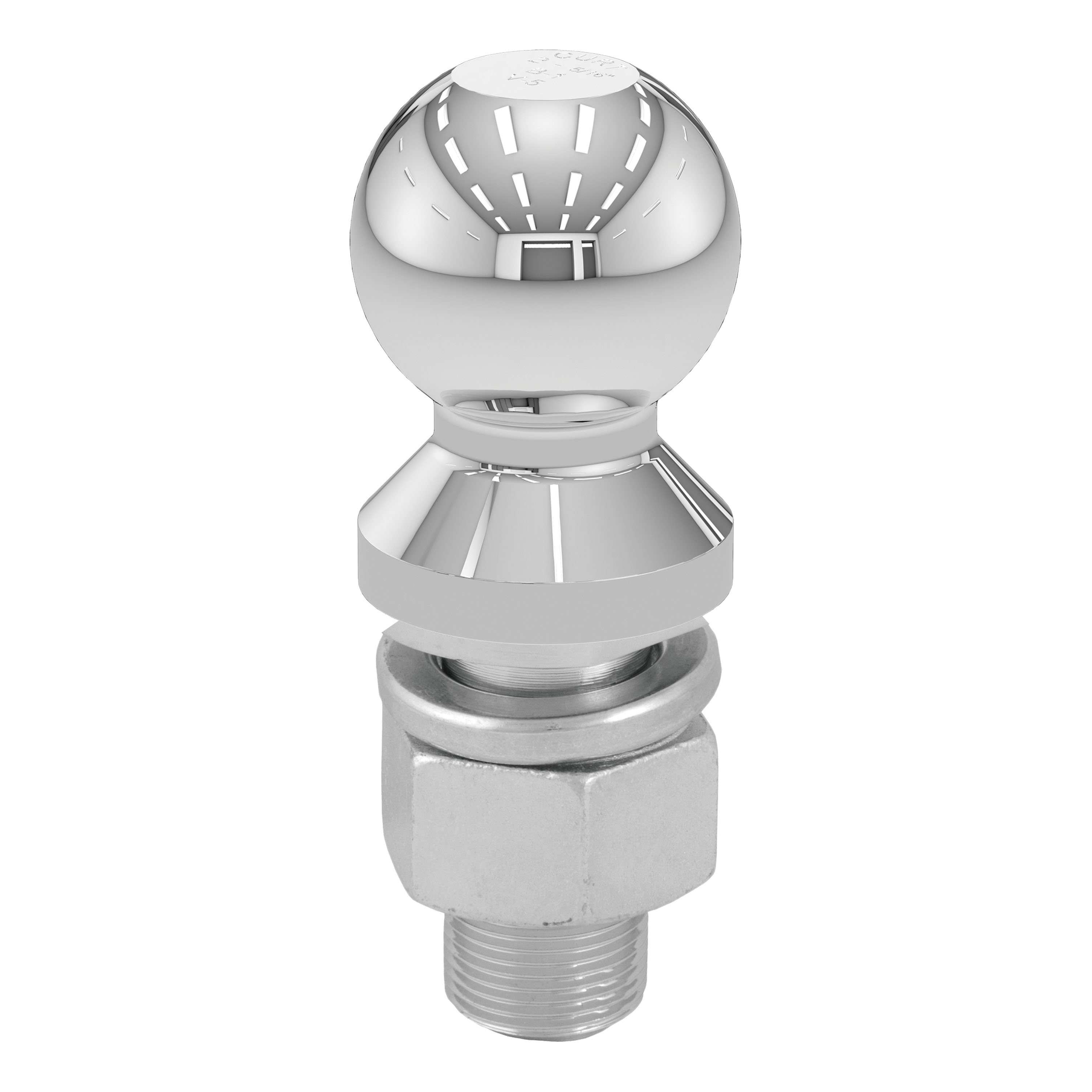 CURT 2-5/16" Trailer Ball (1-1/4" x 2-3/4" Shank, 20,000 lbs., Chrome) - CURT 40109 - Image 4