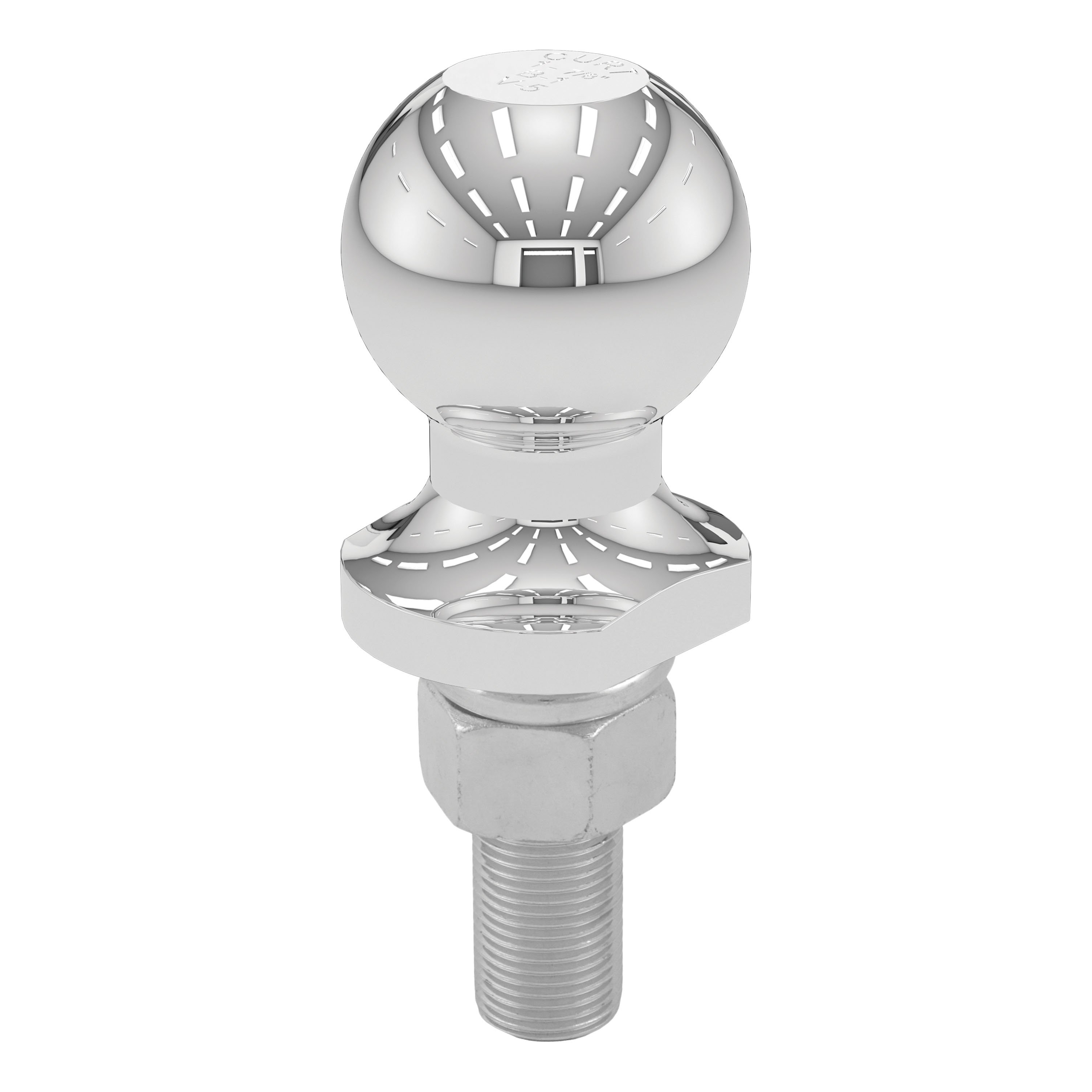 CURT 1-7/8" Trailer Ball (3/4" x 2-1/8" Shank, 2,000 lbs., Chrome, Packaged) - CURT 40163 - Image 4
