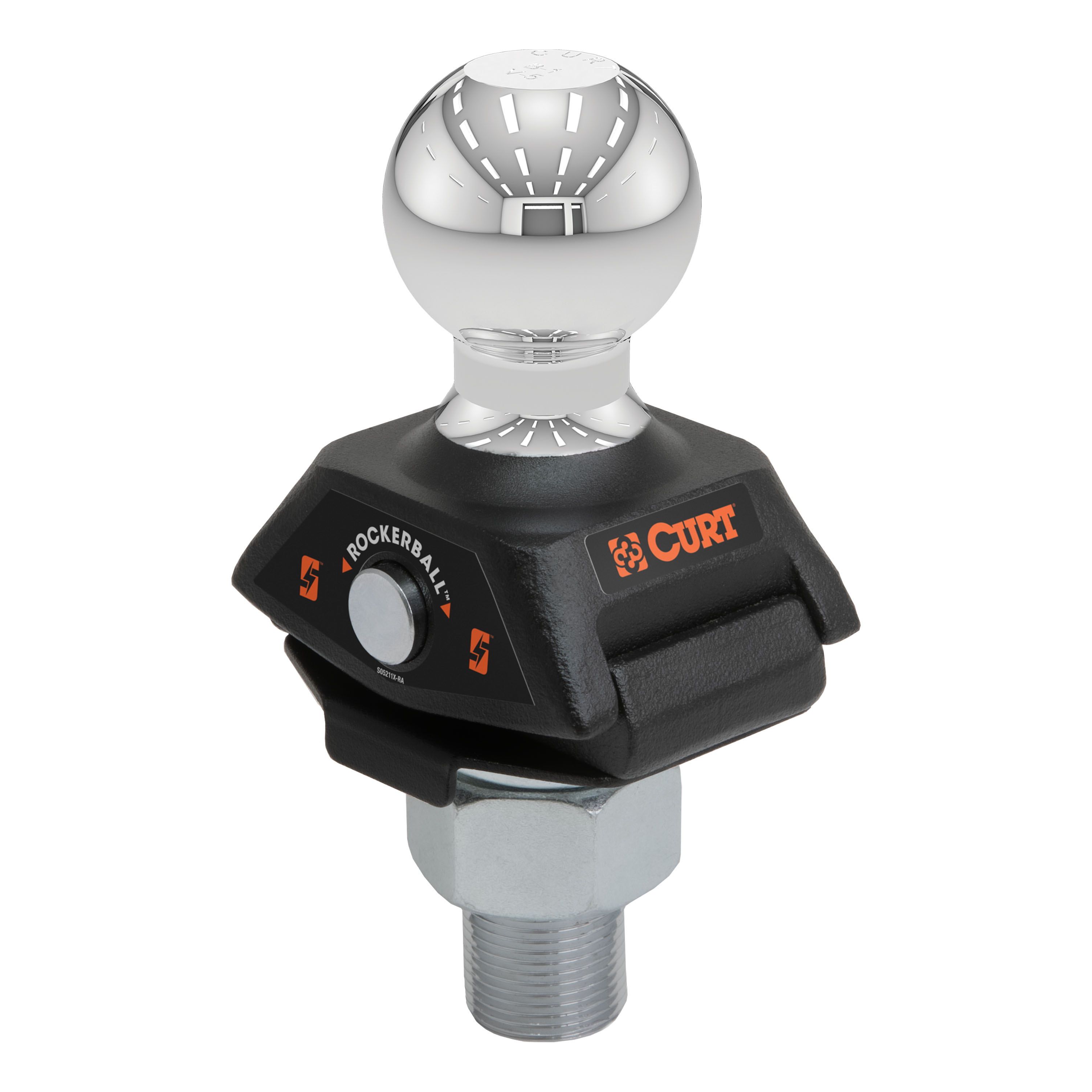 RockerBall 25/16" Cushion Hitch Ball (11/4" Shank, 12,000 lbs., Packaged)