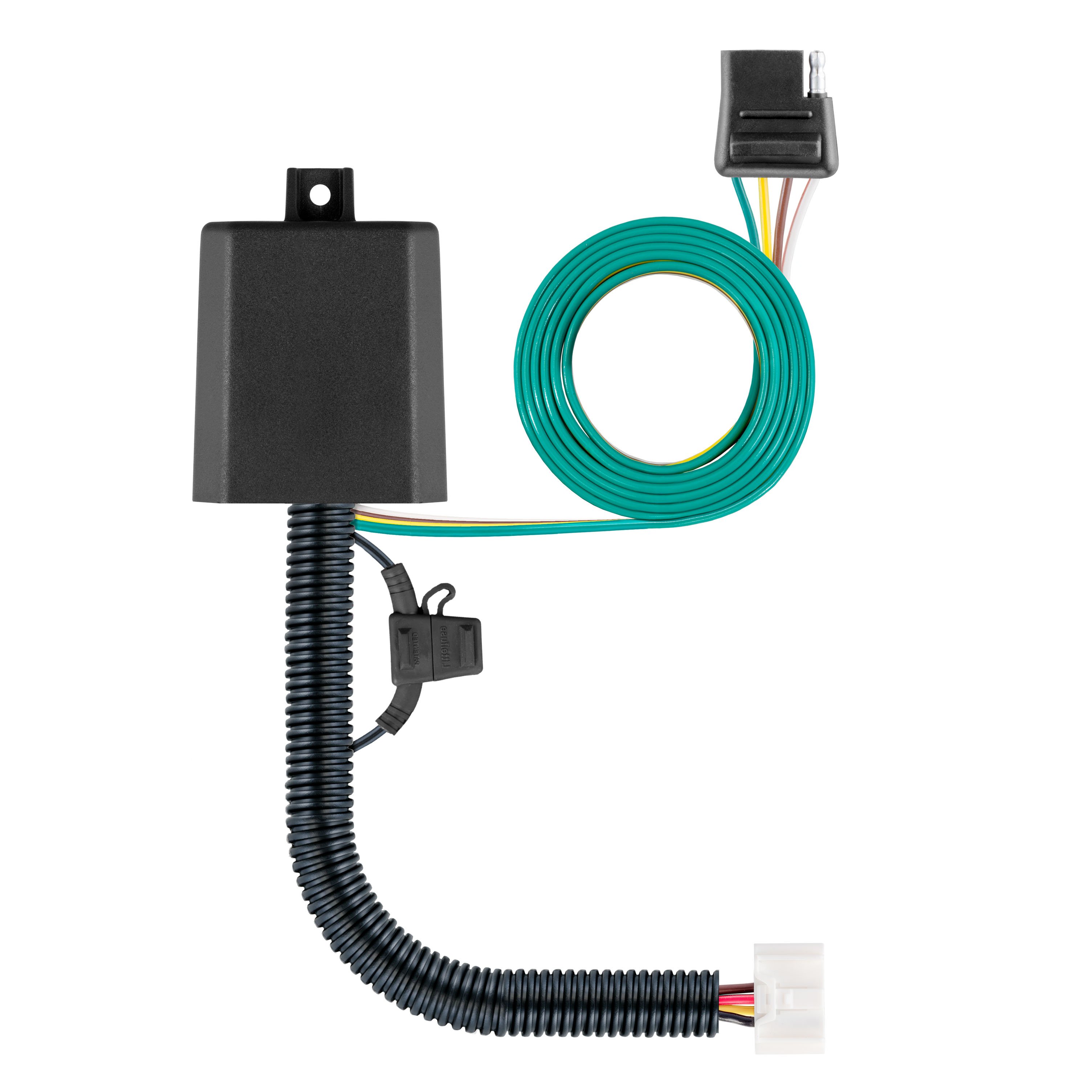 CURT Custom Wiring Harness, 4-Way Flat Output - CURT 56547 - Image 1