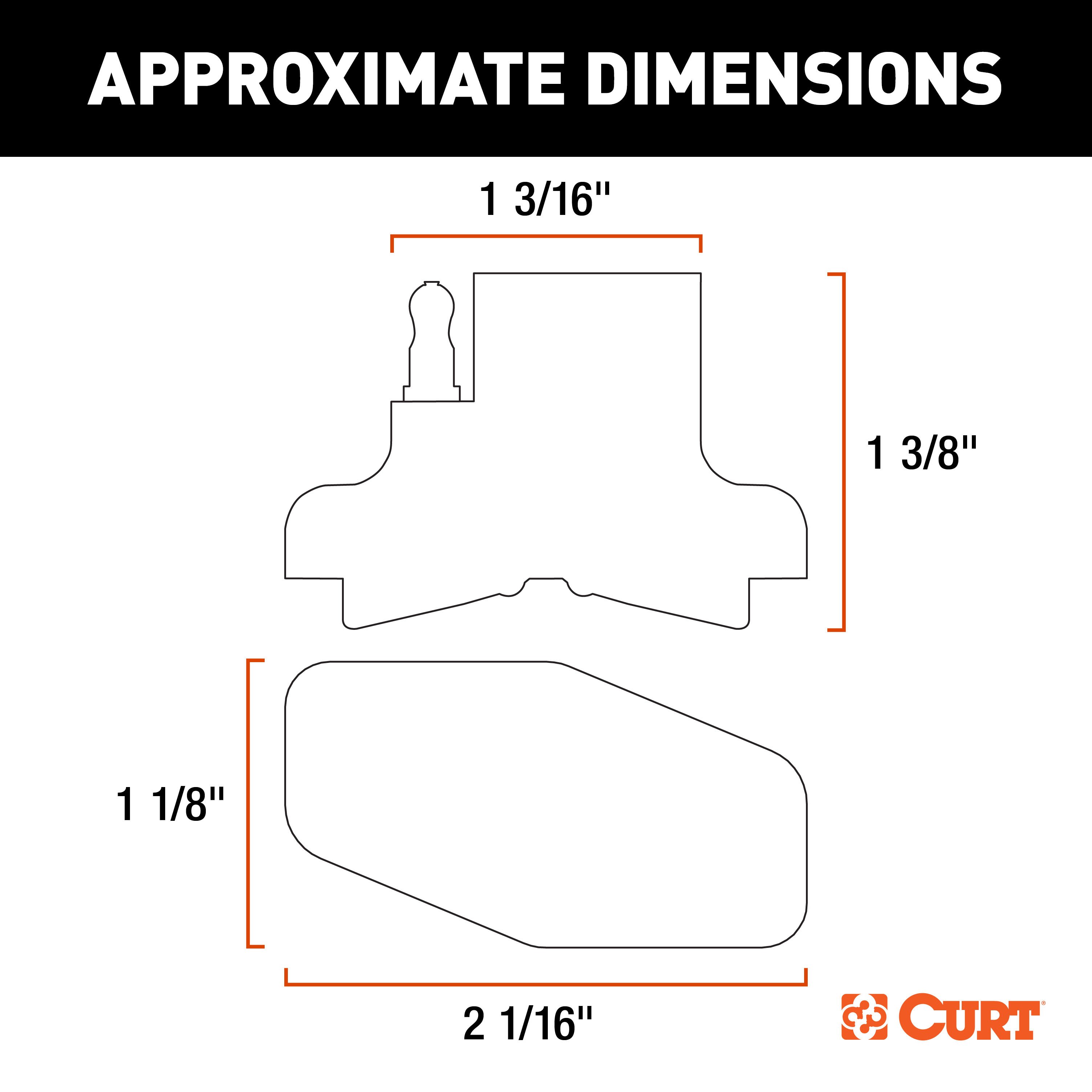 CURT 4-Way Flat Magnetic Connector Adapter - CURT 58306 - Image 2