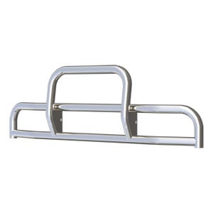 Image for Tuff Guard II Polished Stainless Grille Guard (15-Degree Bend)