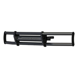 Image for MileStone Black Stainless Bumper Guard with LED Light Bar