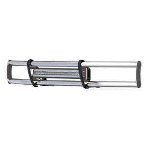Image for MileStone Polished Stainless Bumper Guard with LED Light Bar