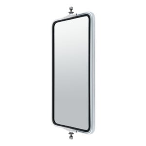 Image for 7" x 16" Stainless Rounded Angle-Back West Coast Mirror Head