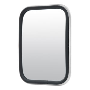 Image for 5-1/2" x 7-1/2" Aluminum Rectangular Center-Mount Flat-Glass Mirror Head