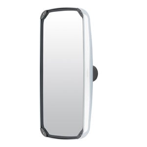 Image for Aerodynamic 8" x 17" Chrome Plastic West Coast Mirror (Fits 3/4" to 1-1/4" Tube)