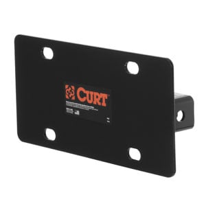 CURT Hitch-Mounted License Plate Holder #31002